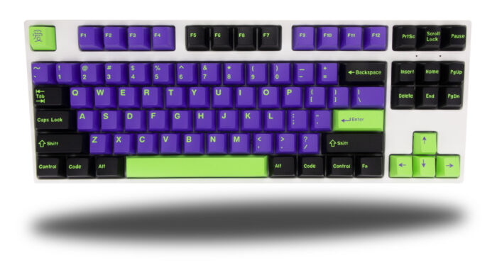 TKL Custom Mechanická Klávesnice v barvě Joker - bílý plastový case