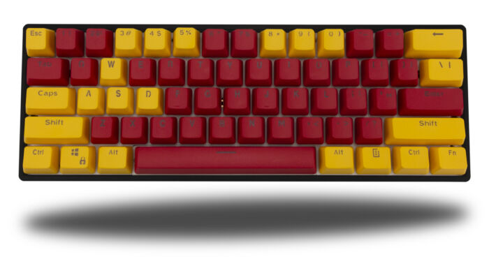 60% herní mechanická klávesnice v barvě Gryffindor